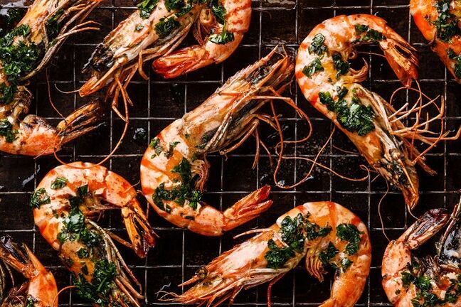 কেটোজেনিক ডায়েটের জন্য চিংড়ি